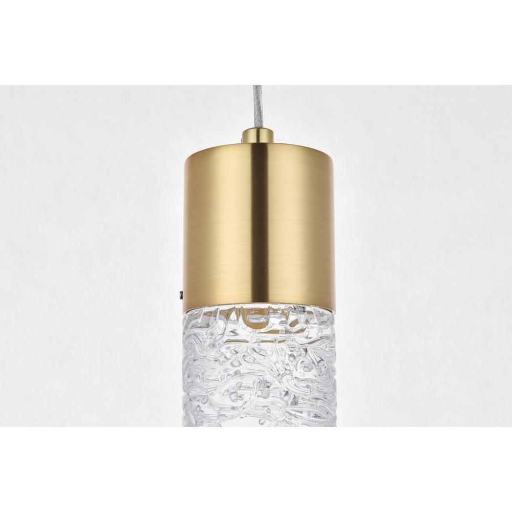 Constellation 1 light Gold LED Pendant