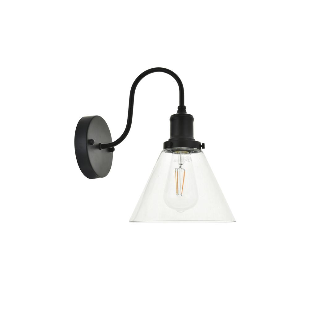 Histoire 1 light black Wall Sconce