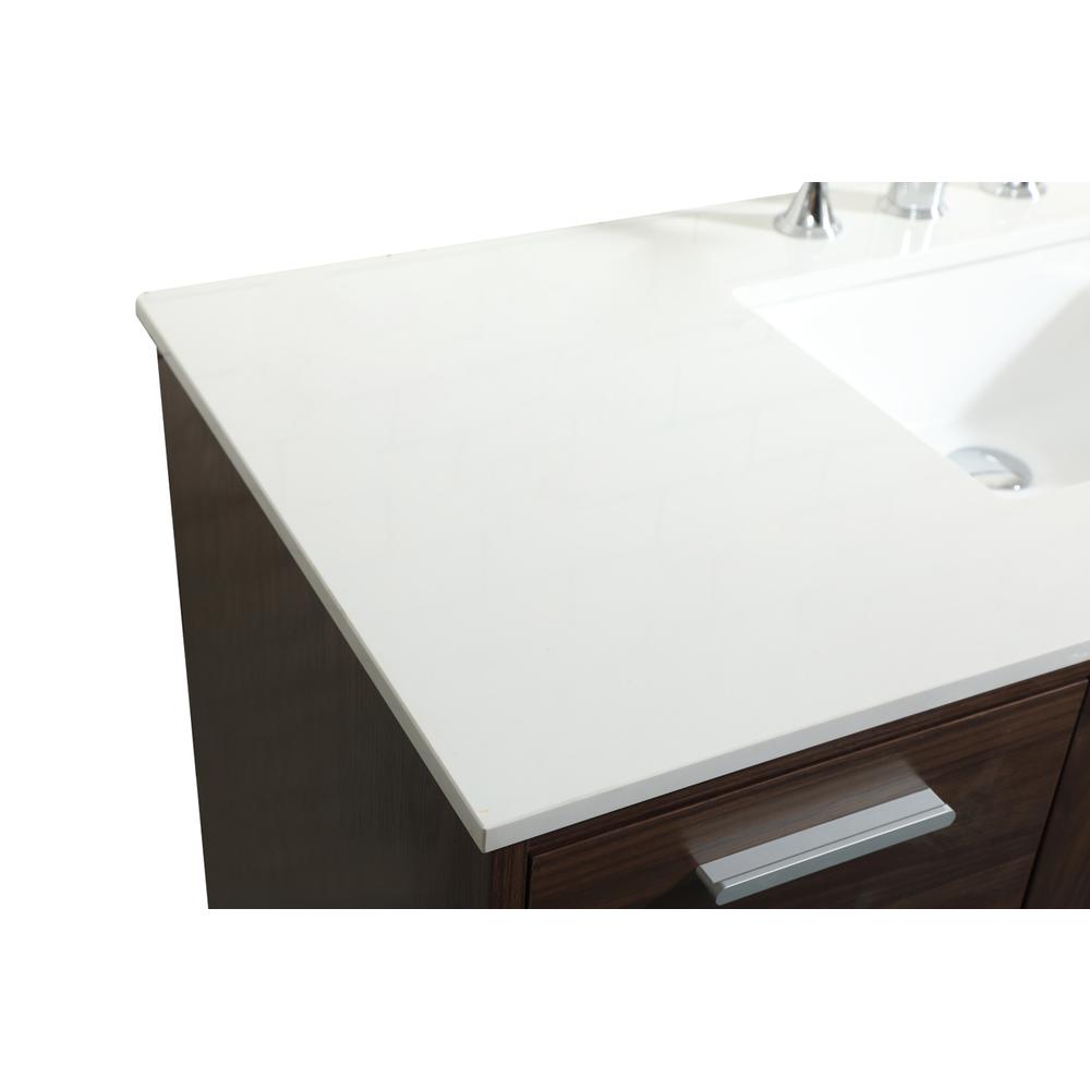 48 inch bathroom vanity in Walnut