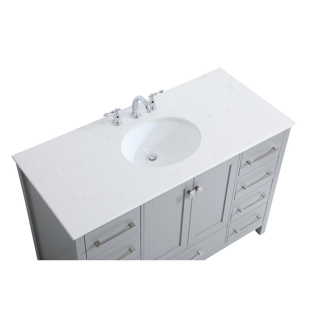 48 inch Single Bathroom Vanity in Gray