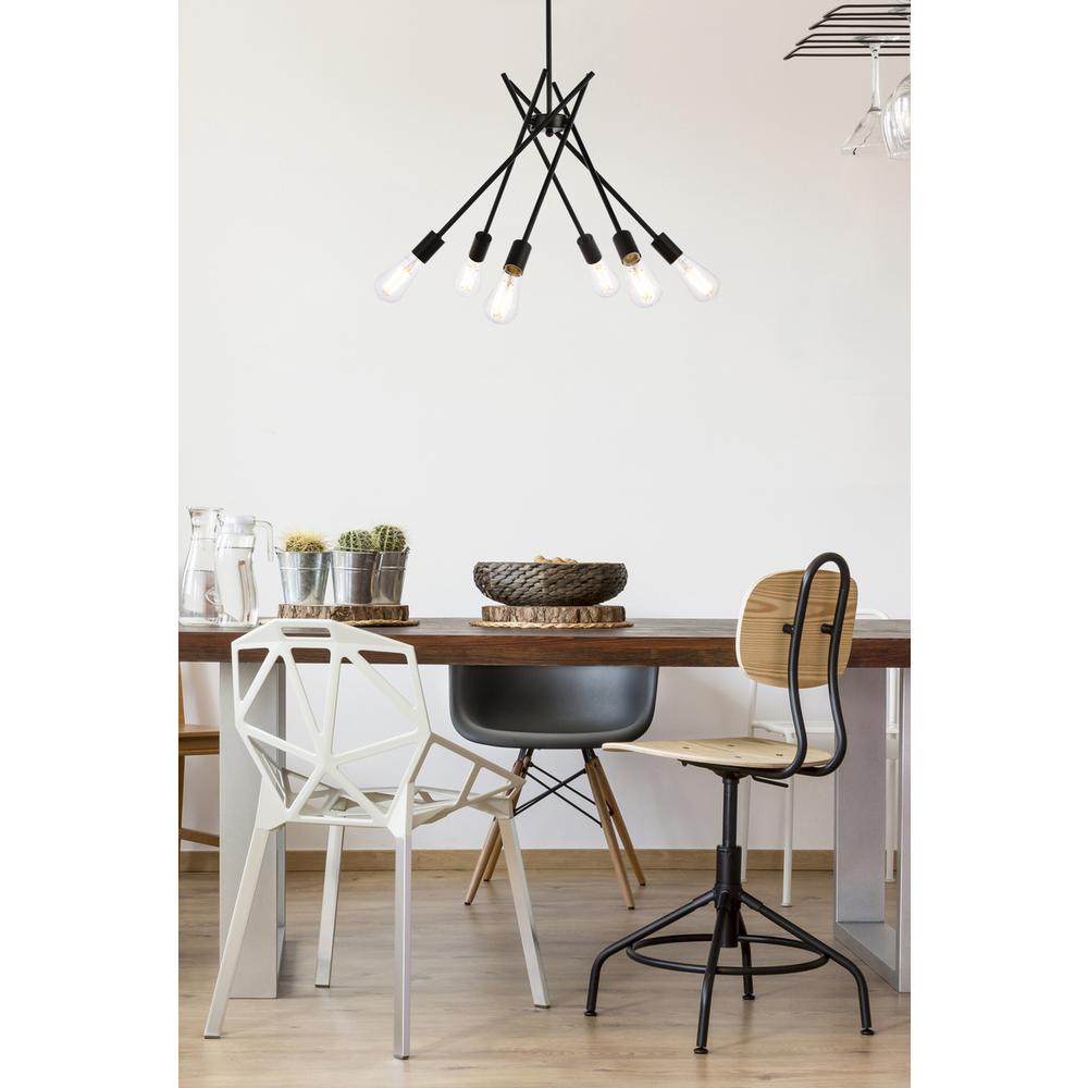 Lucca 23 inch pendant in black