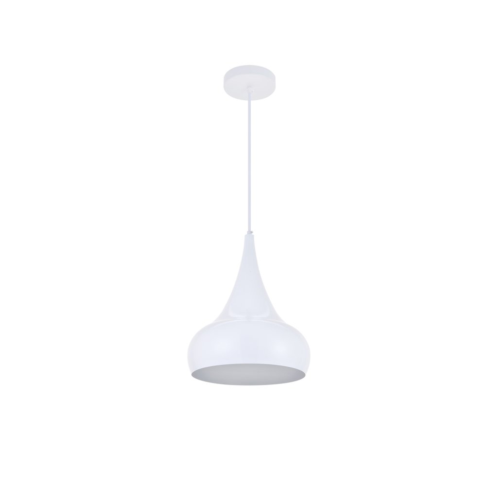 Circa 1 Light White Pendant