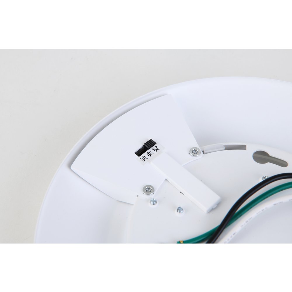 5 Inch 3000K-5000K Selectable 10W 600 Lumens Disk Light In White Pack Of 4