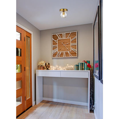 Eren 1 light gold flush mount