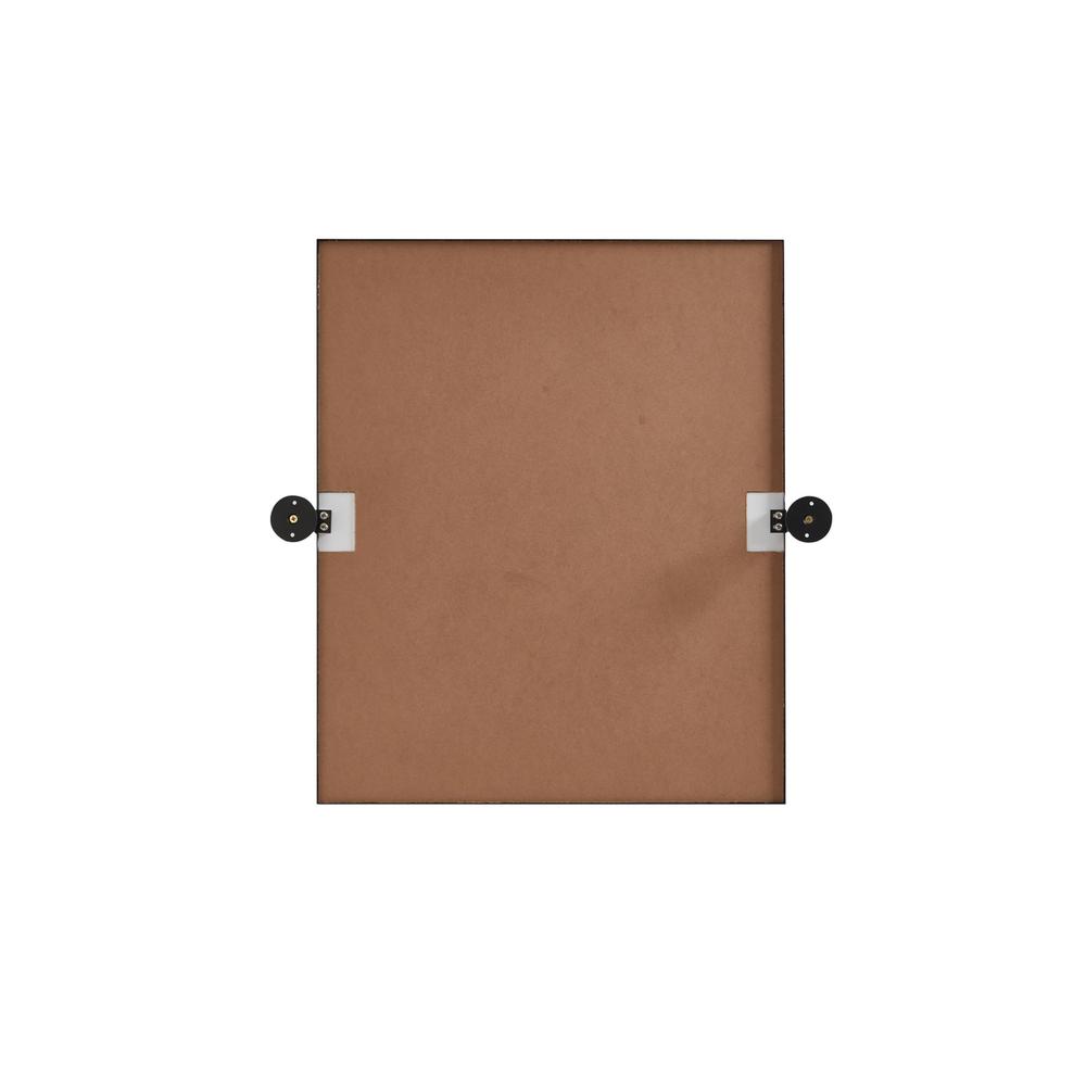 Rectangle Pivot Mirror 24X20 Inch In Black