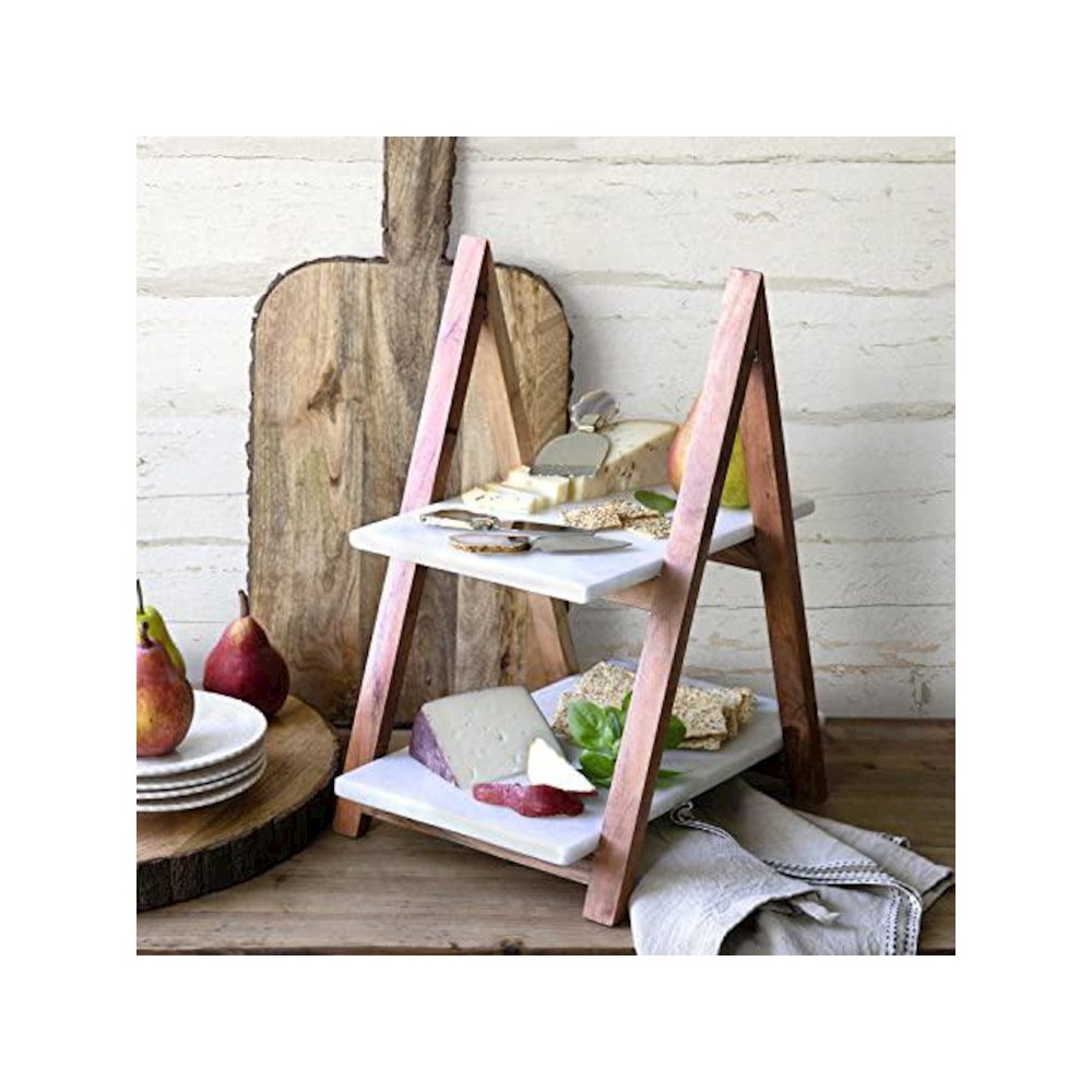 A-Frame Marble Cheese Server