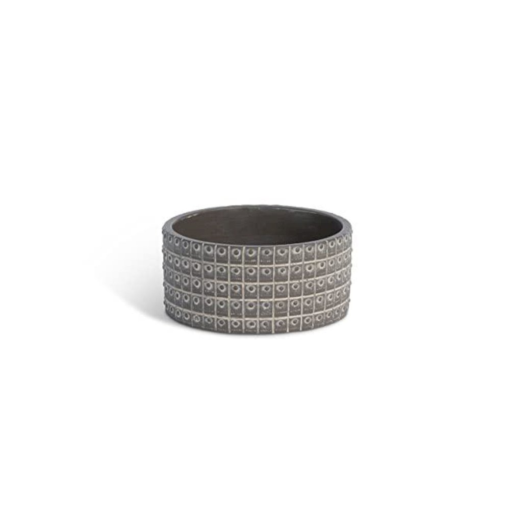 Rivet Pattern Low Planter