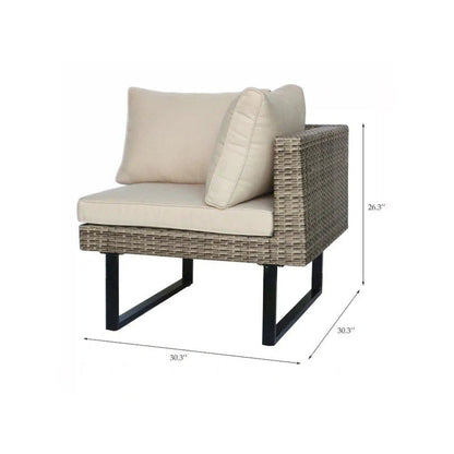Outdoor Corner Patio Sectional & Tables
