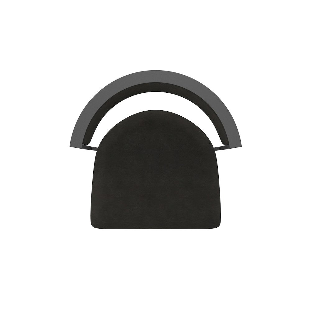 Swivel Bar Stool with Pewter Finish and Canter Espresso Seat and Back