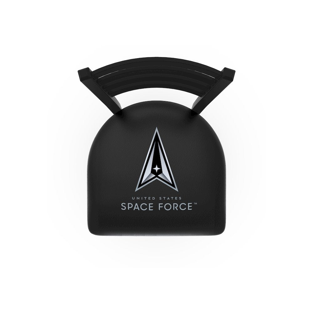 U.S. Space Force 30" Swivel Bar Stool with Black Wrinkle Finish