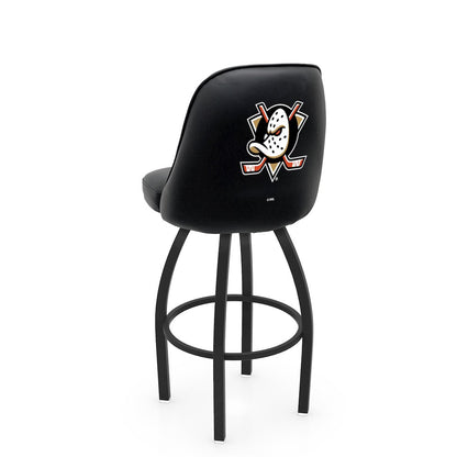 Logo Grizzly Anaheim Ducks Swivel Bar Stool