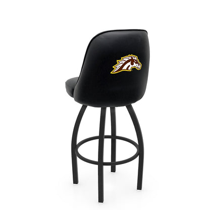 Logo Grizzly Western Michigan Swivel Bar Stool