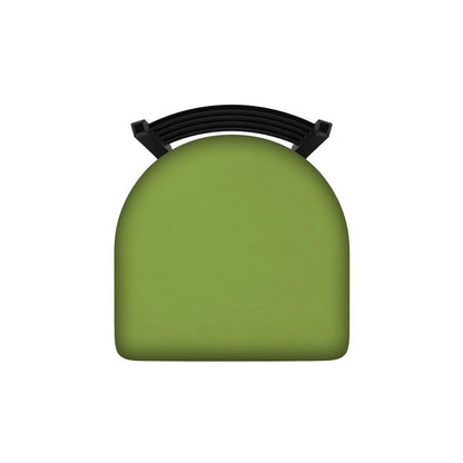 XL 410 Jackie 30" Swivel Bar Stool with Black Wrinkle Finish and Canter Kiwi Green Seat