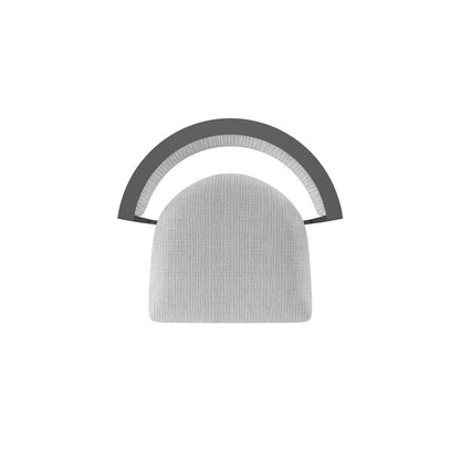 Swivel Bar Stool with Pewter Finish and Graph Alpine Seat and Back
