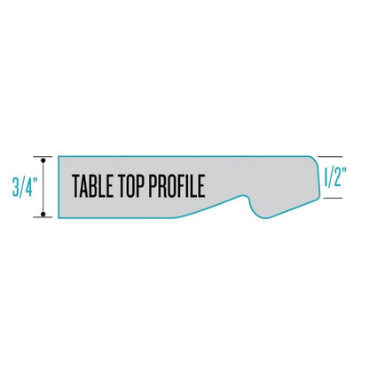 30" Tall OD211 Indoor/Outdoor All-Season Table with 32" Diameter Rustic Top