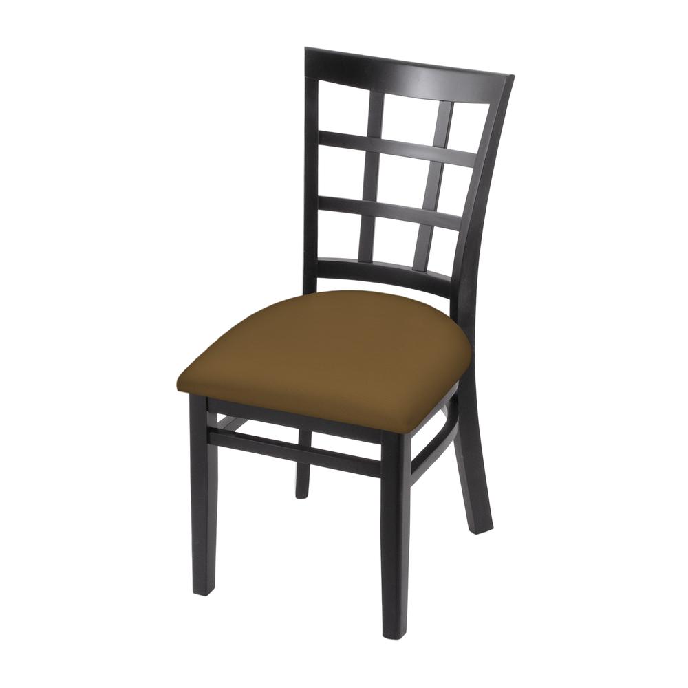 3130 18" Chair with Black Finish and Canter Saddle Seat