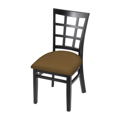 3130 18" Chair with Black Finish and Canter Saddle Seat