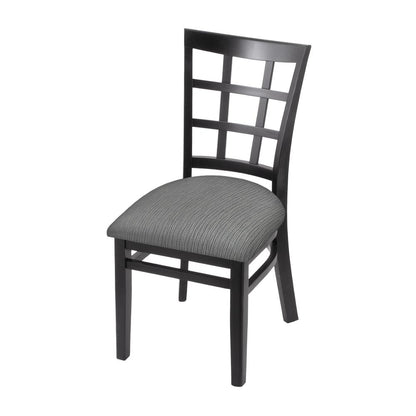 3130 18" Chair with Black Finish and Graph Alpine Seat