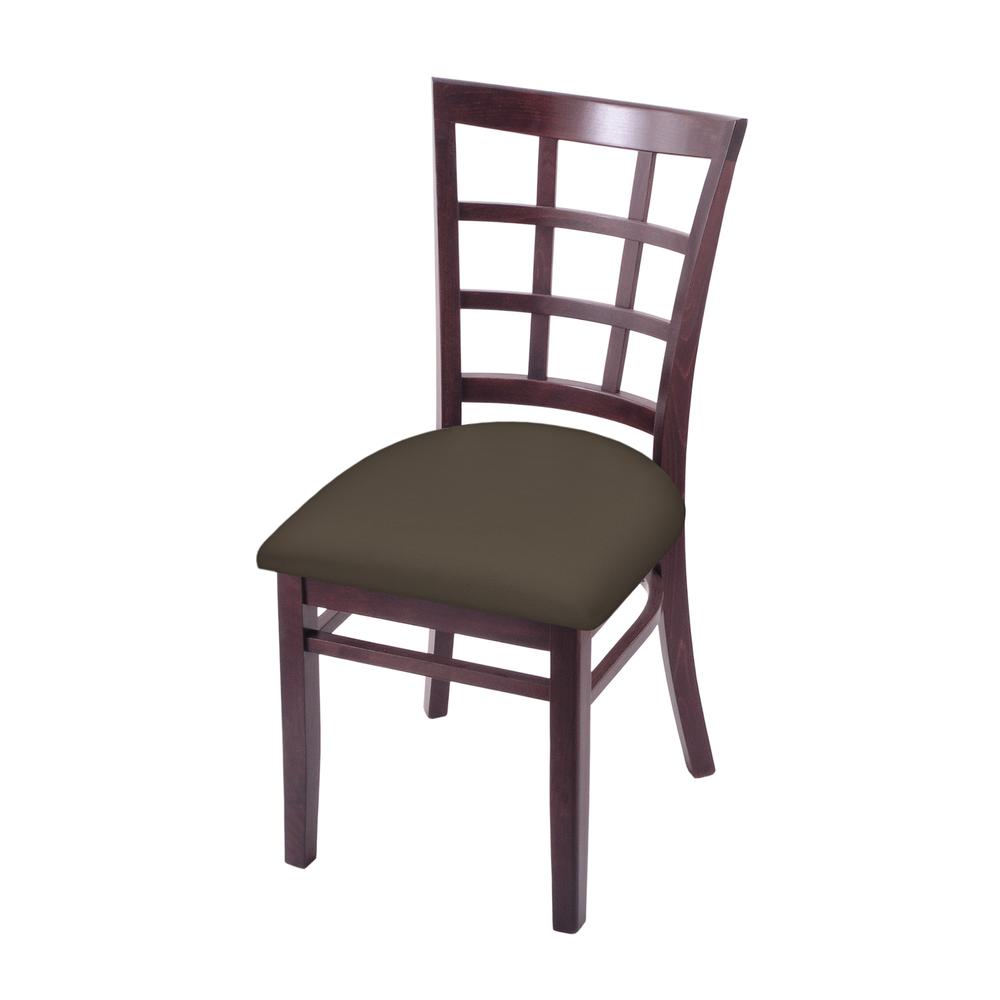 3130 18" Chair with Dark Cherry Finish and Canter Earth Seat