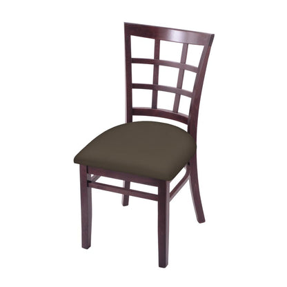 3130 18" Chair with Dark Cherry Finish and Canter Earth Seat