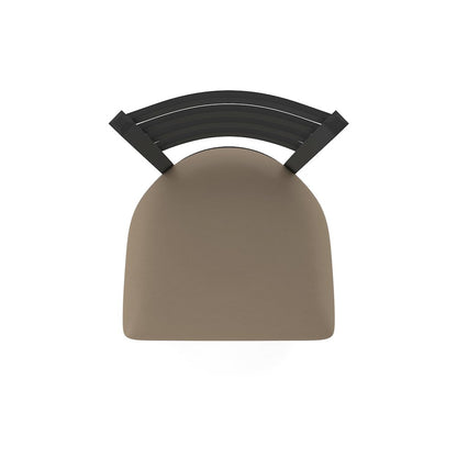 400 Jackie 18" Chair with Black Wrinkle Finish and Canter Earth Seat