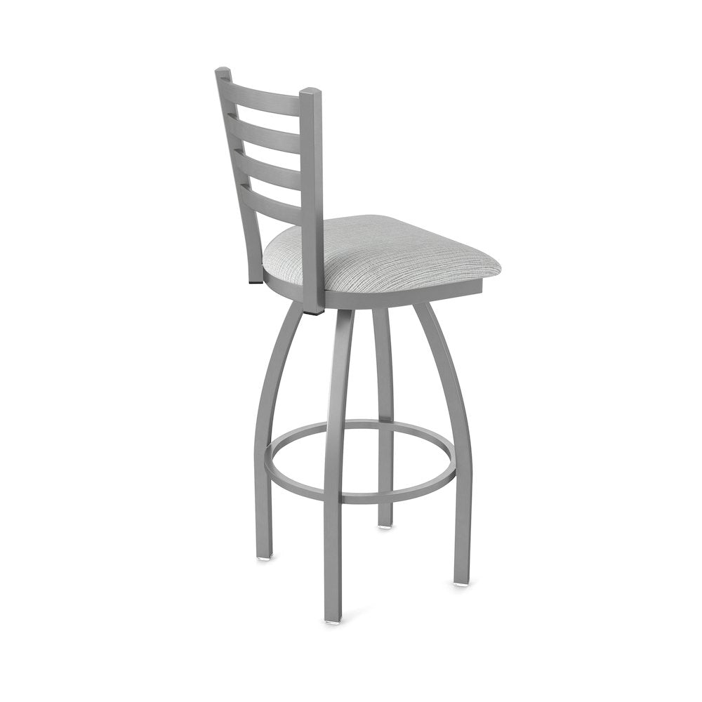 410 Jackie Stainless Steel 25" Swivel Counter Stool with Graph Alpine Seat