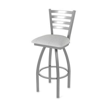 410 Jackie Stainless Steel 25" Swivel Counter Stool with Graph Alpine Seat