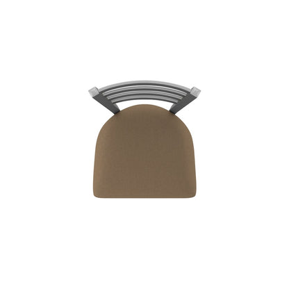 410 Jackie Stainless Steel 36" Swivel Bar Stool with Rein Thatch Seat