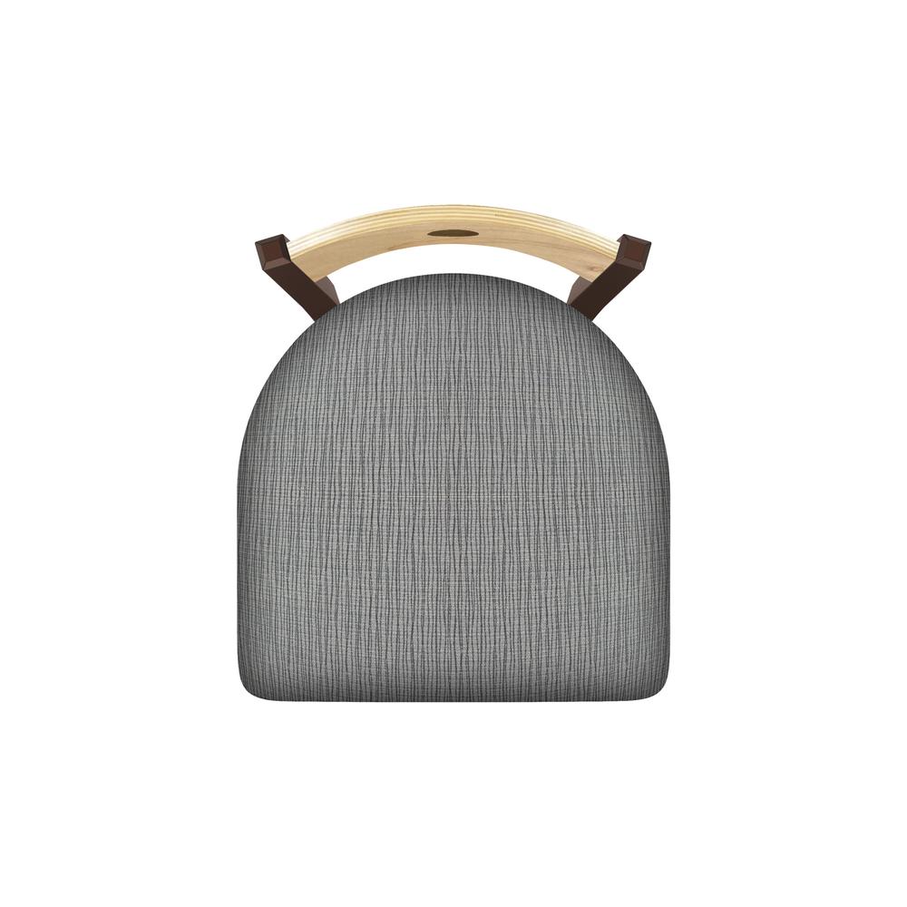 630 Voltaire 18" Chair with Bronze Finish, Natural Back, and Graph Alpine Seat