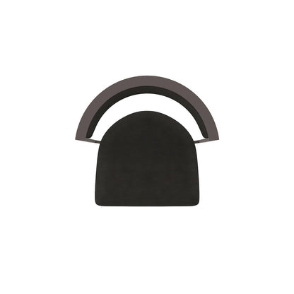 Swivel Counter Stool with Bronze Finish and Canter Espresso Seat and Back