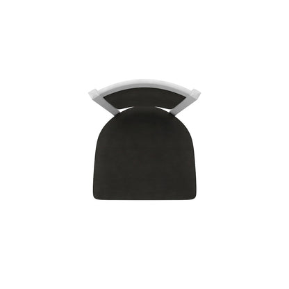 Swivel Counter Stool with Anodized Nickel Finish and Canter Espresso Seat