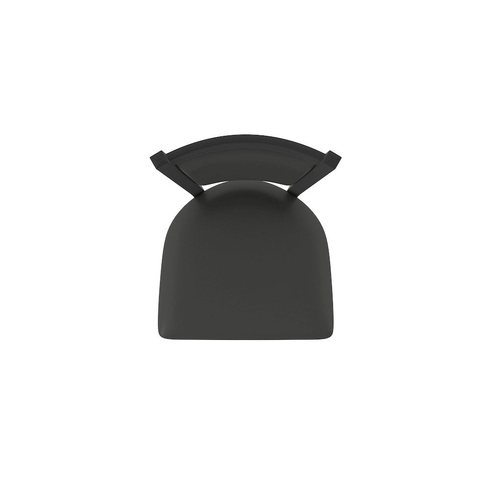 Swivel Counter Stool with Black Wrinkle Finish and Canter Iron Seat and Back