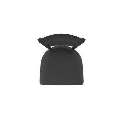 Swivel Counter Stool with Black Wrinkle Finish and Canter Iron Seat and Back