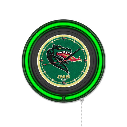 University of Alabama at Birmingham 15" Double Neon Wall Clock