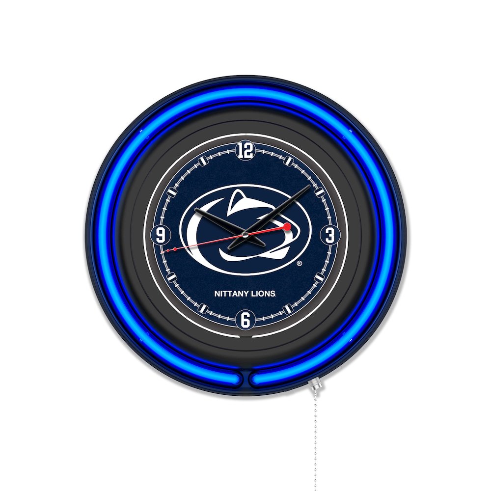 Pennsylvania State University 15" Double Neon Wall Clock
