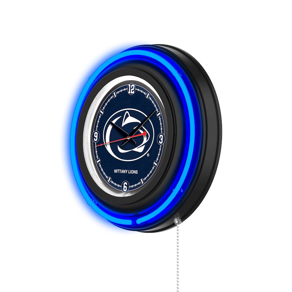 Pennsylvania State University 15" Double Neon Wall Clock
