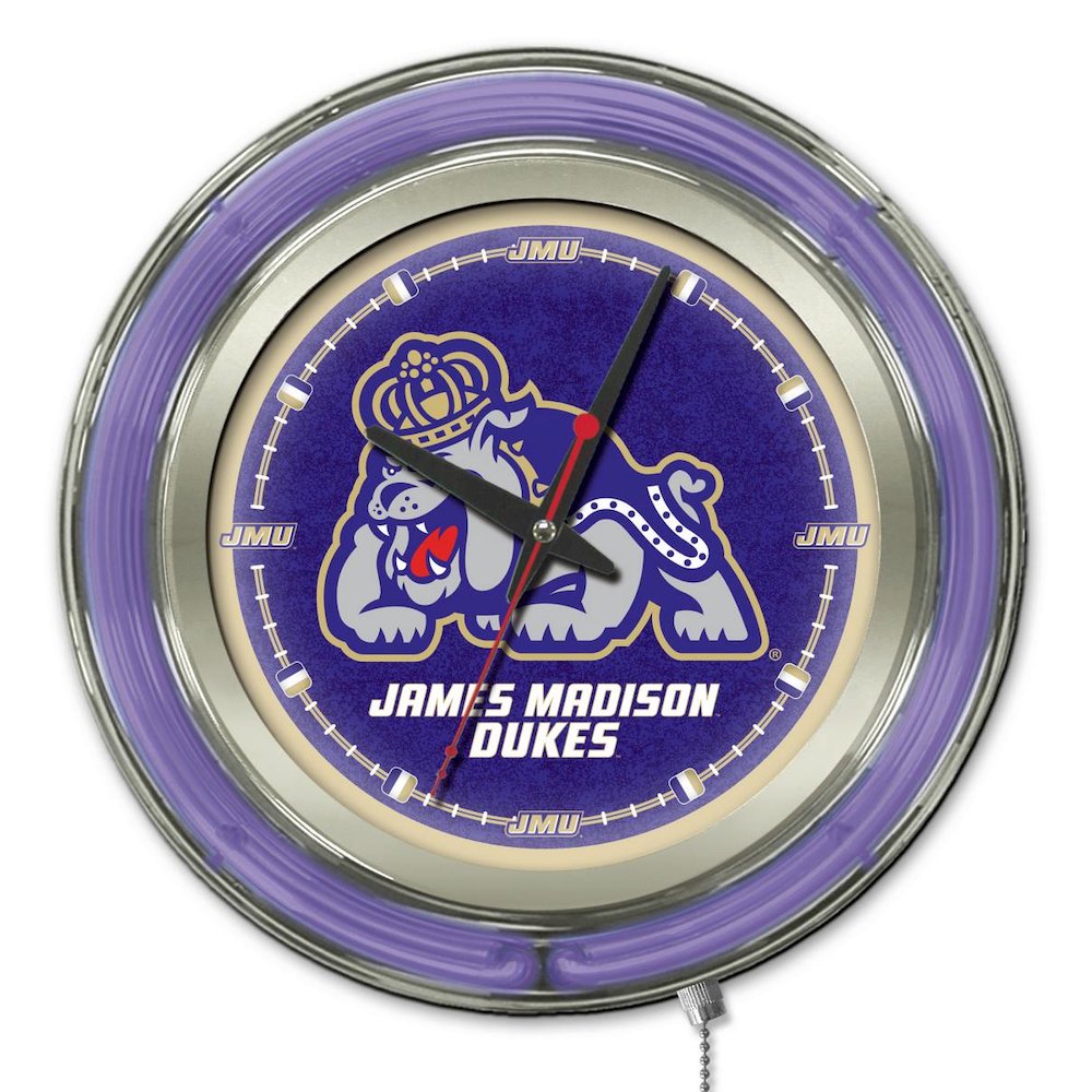 James Madison Neon Clock