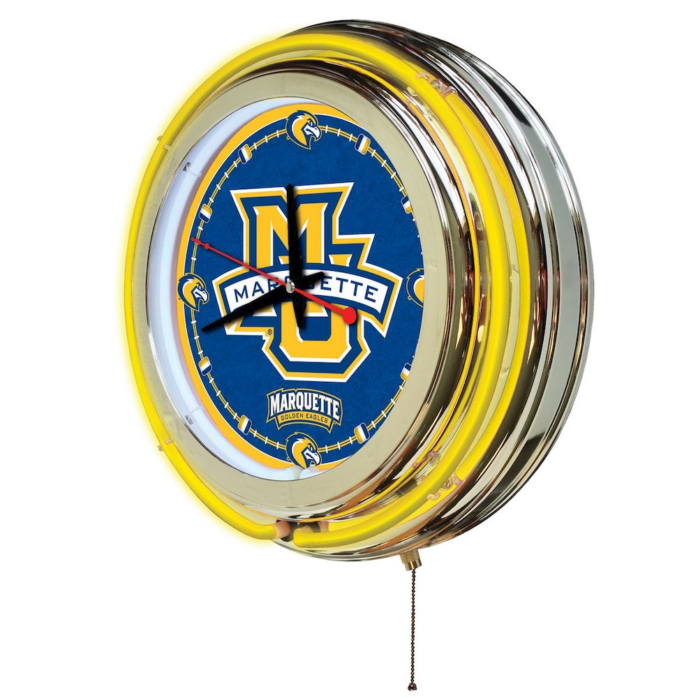 Marquette Neon Clock