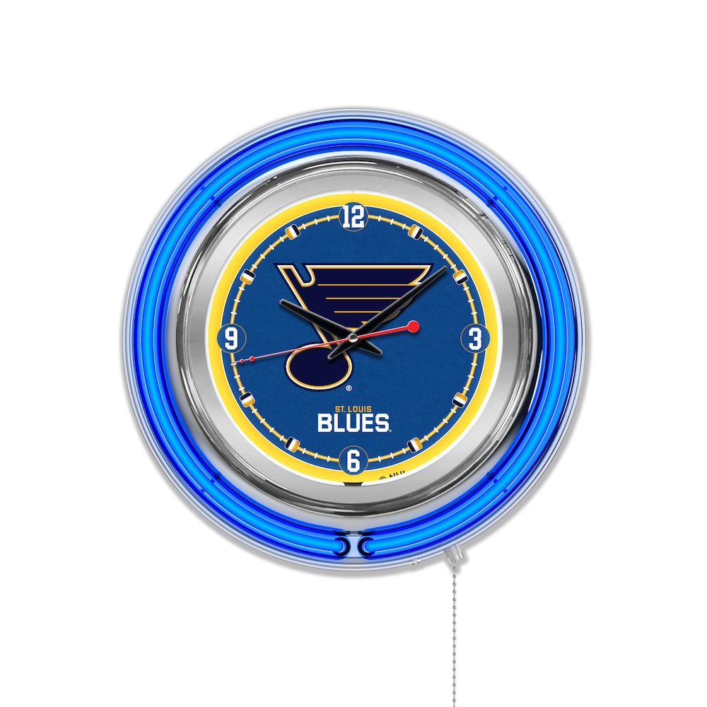 St Louis Blues Neon Clock