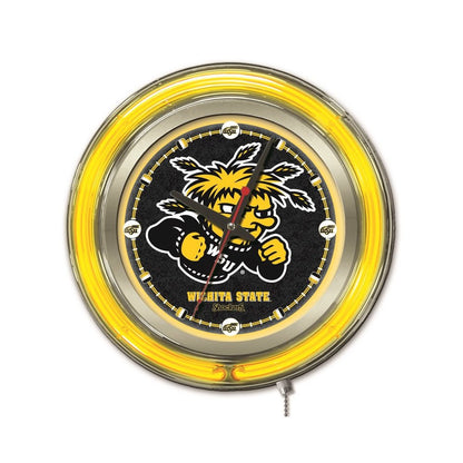 Wichita State Neon Clock