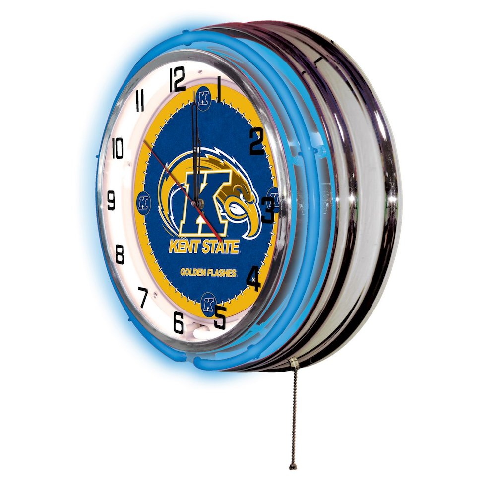Kent State 19" Neon Clock