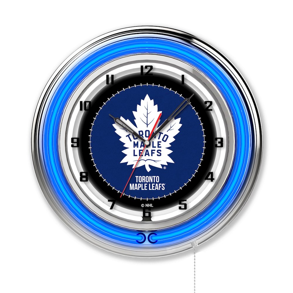 Toronto Maple Leafs 19" Neon Clock
