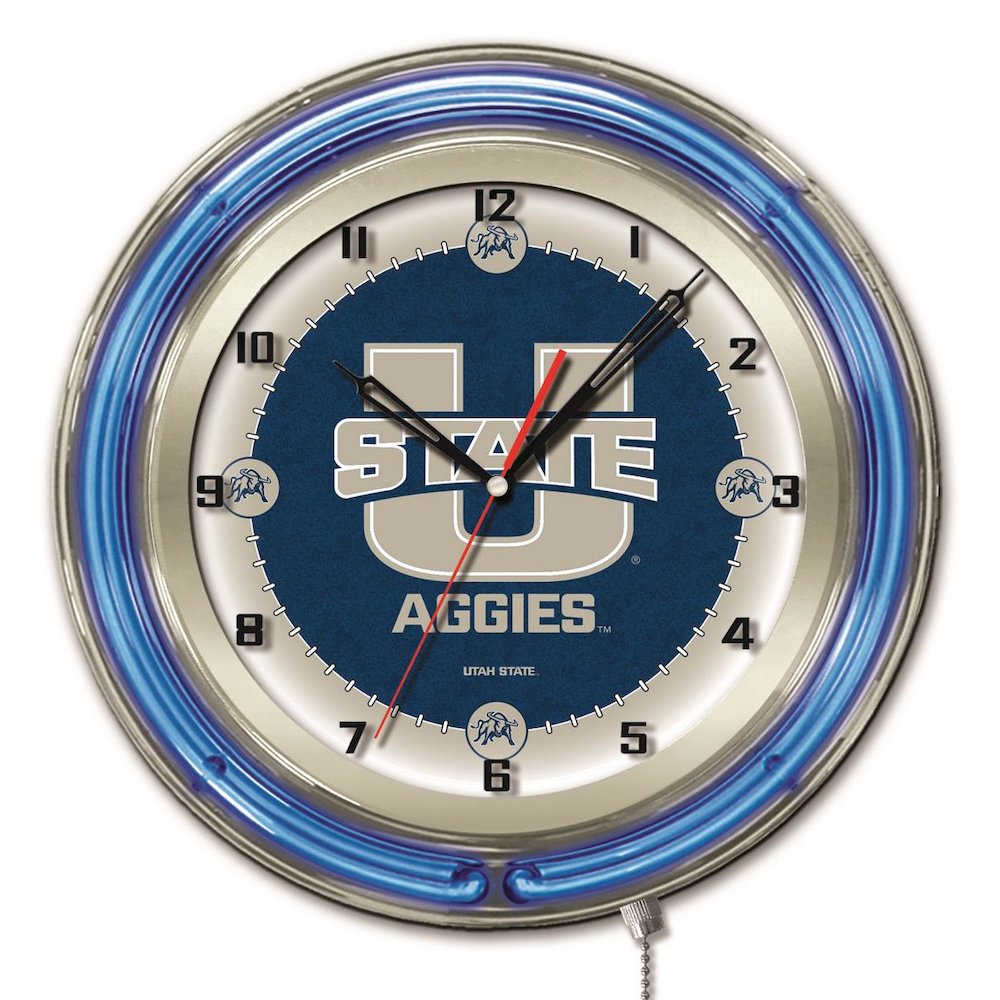 Utah State 19" Neon Clock