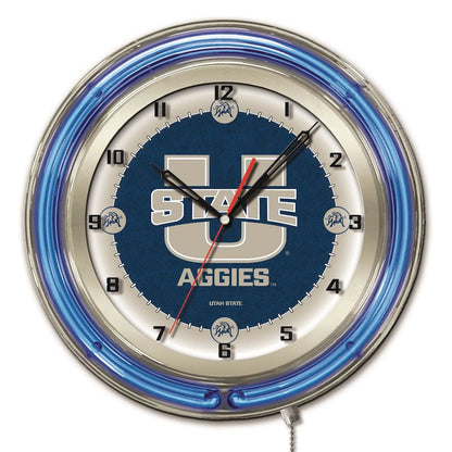 Utah State 19" Neon Clock