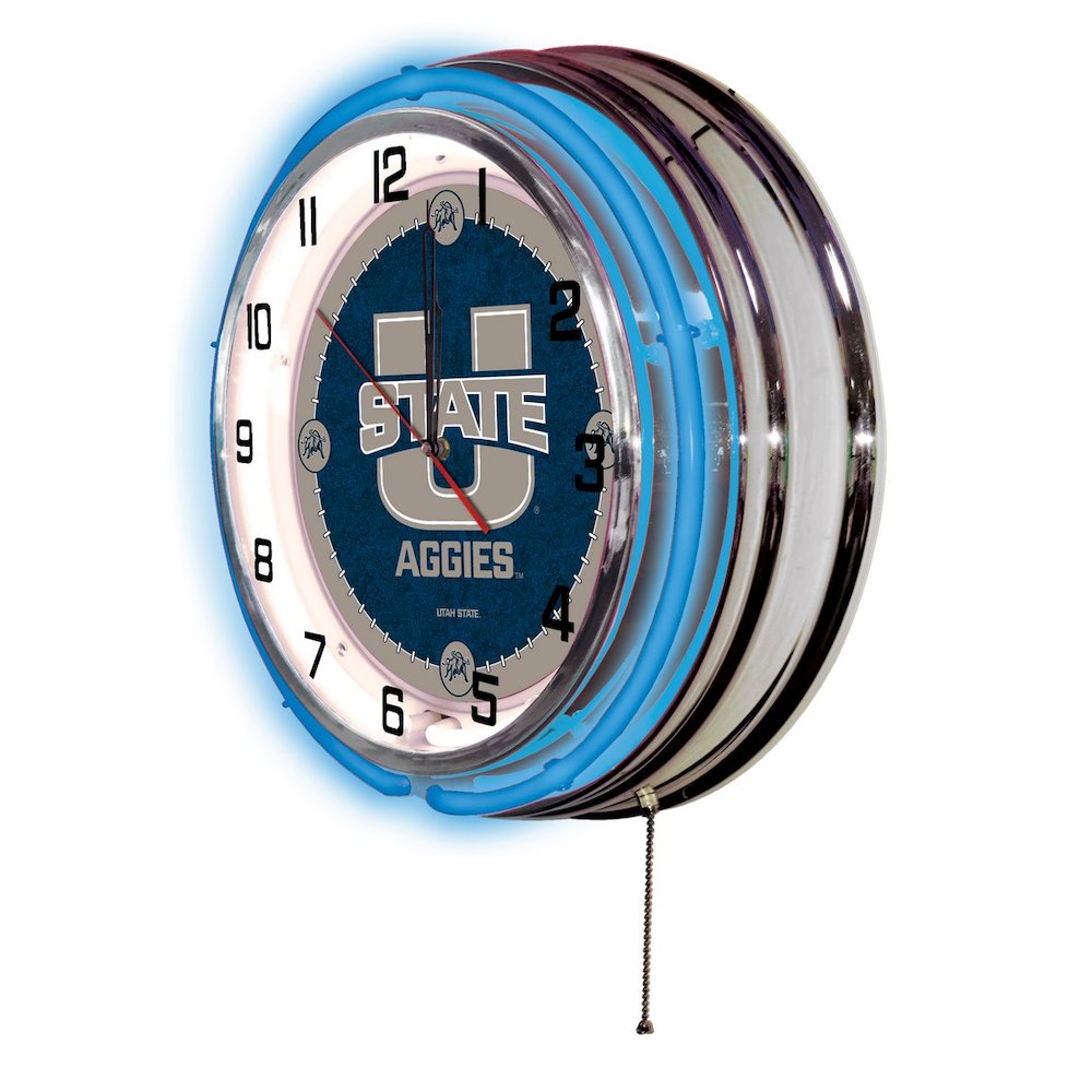 Utah State 19" Neon Clock
