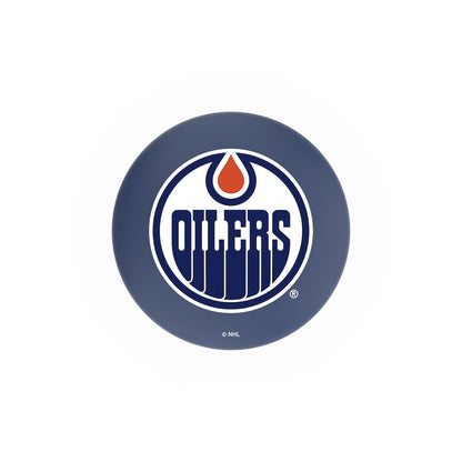 30" L8C2C - Chrome Edmonton Oilers Swivel Bar Stool with Accent Ring by Holland Bar Stool Company