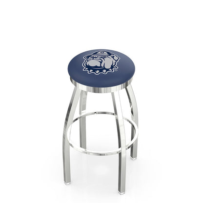 30" L8C2C - Chrome Georgetown Swivel Bar Stool with Accent Ring by Holland Bar Stool Company