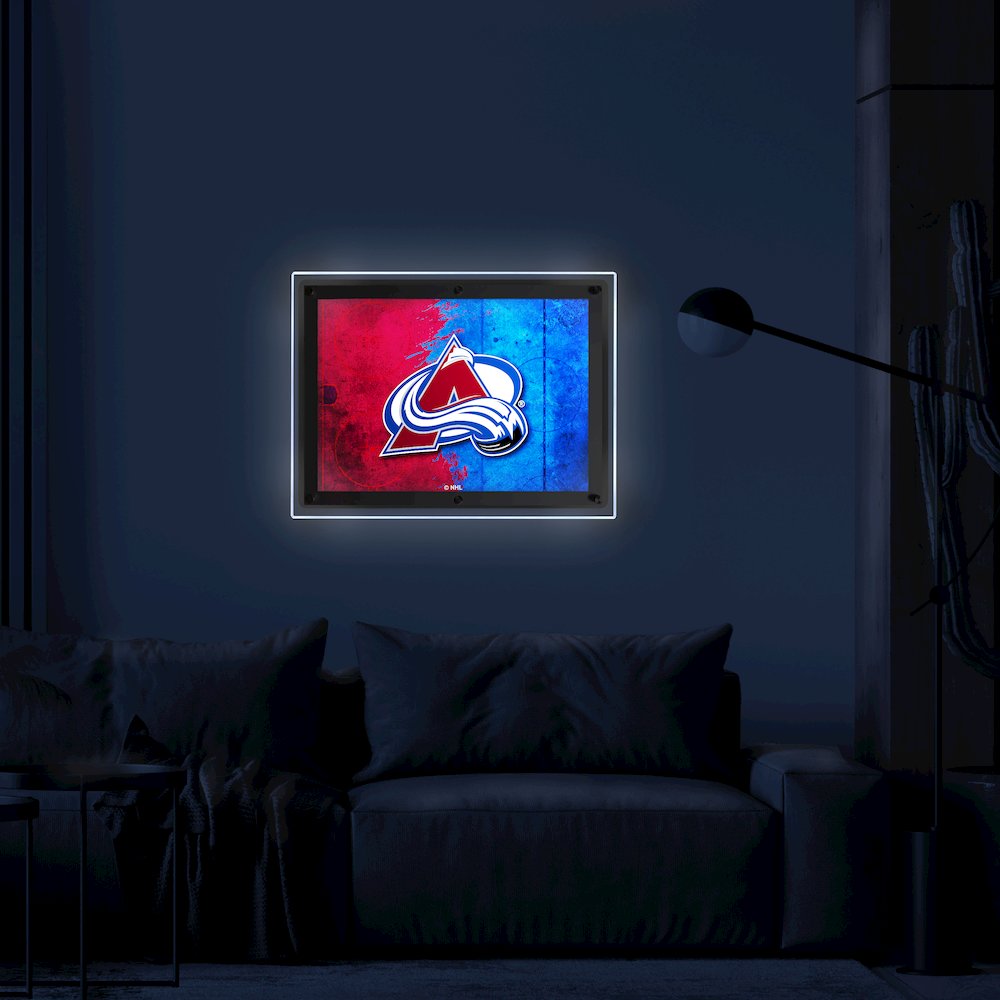 Colorado Avalanche 19.25" x 14.5" Backlit LED Sign
