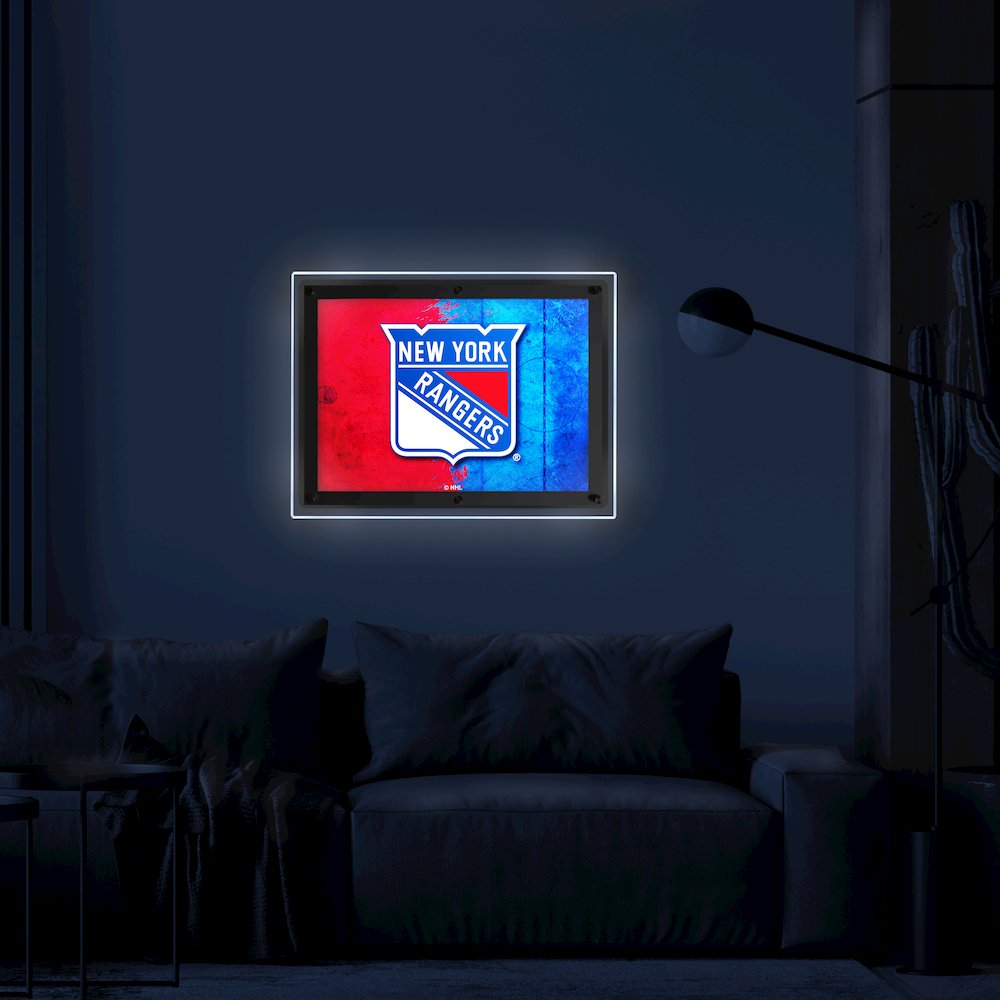New York Rangers 19.25" x 14.5" Backlit LED Sign