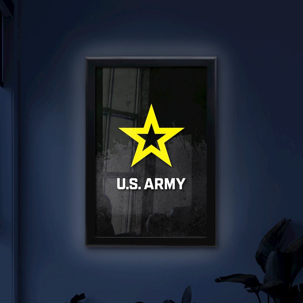 United States Army 15.75" x 23.5" LED Snap Frame Lightbox